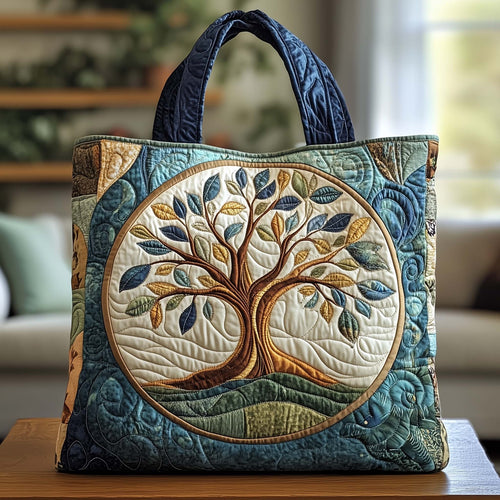 Life Roots Quilted Tote Bag GFTOQA1188