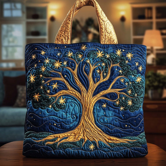 Night Serenity Quilted Tote Bag GFTOQA1190