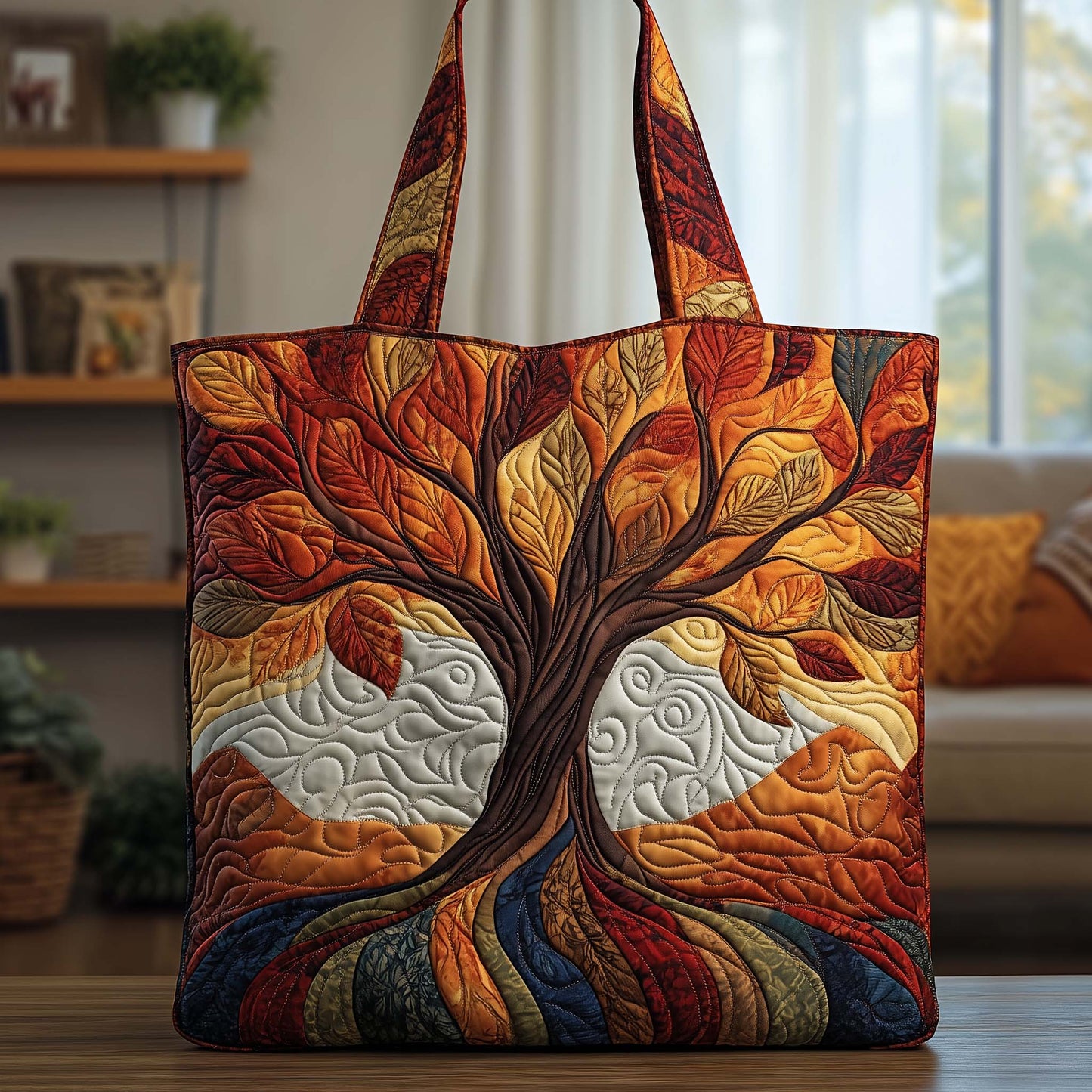 Autumn Spirit Quilted Tote Bag GFTOQA1191