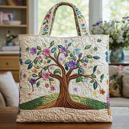 Spring Renewal Quilted Tote Bag GFTOQA1192