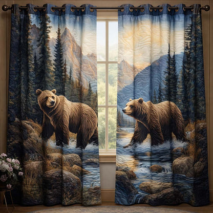 Forest Guardian Quilted Curtains GFTOQA1221