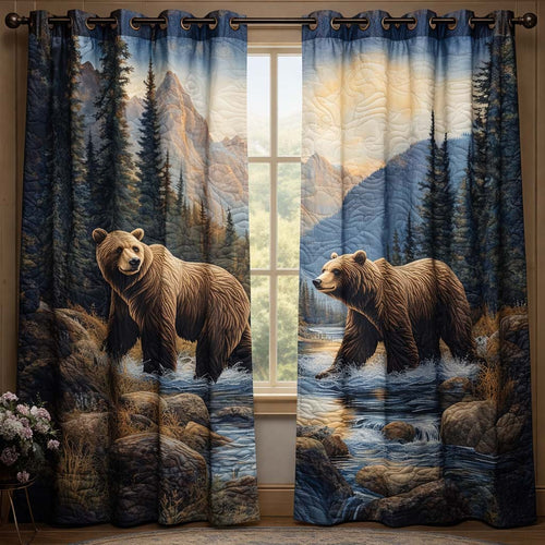 Forest Guardian Quilted Curtains GFTOQA1221