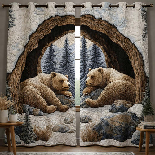 Winter Sleep Quilted Curtains GFTOQA1230
