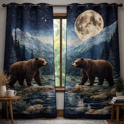 Moonlit Guardian Quilted Curtains GFTOQA1231