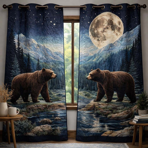 Moonlit Guardian Quilted Curtains GFTOQA1231