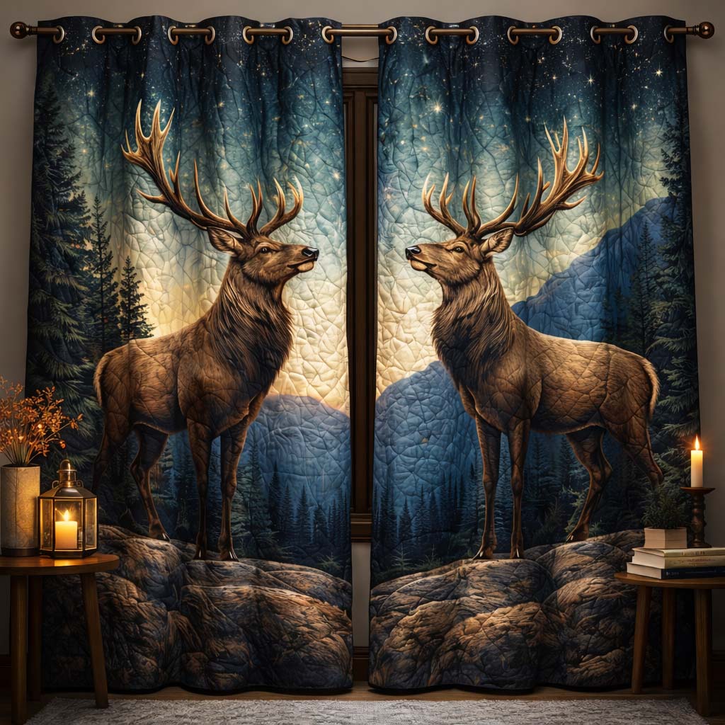 Northern Calm Quilted Curtains GFTOQA1237