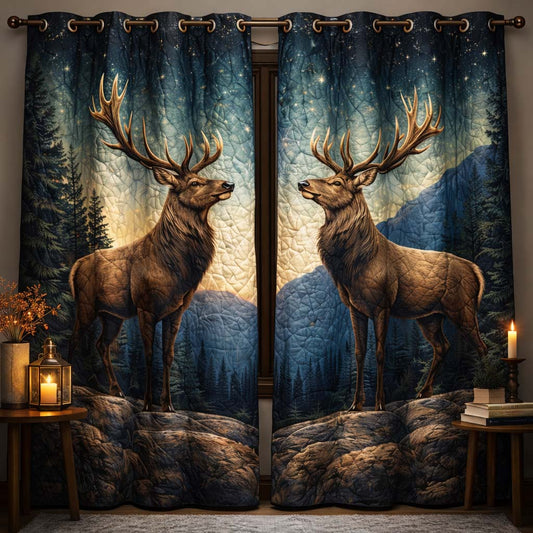 Northern Calm Quilted Curtains GFTOQA1237