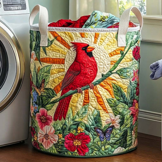 Spring Awakening Quilted Laundry Basket GFTOQA1271
