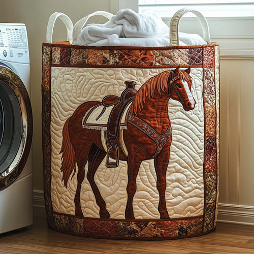 Western Heritage Quilted Laundry Basket GFTOQA1274