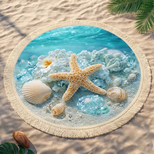 Ocean Star Round Beach Towel GFTOQA1431