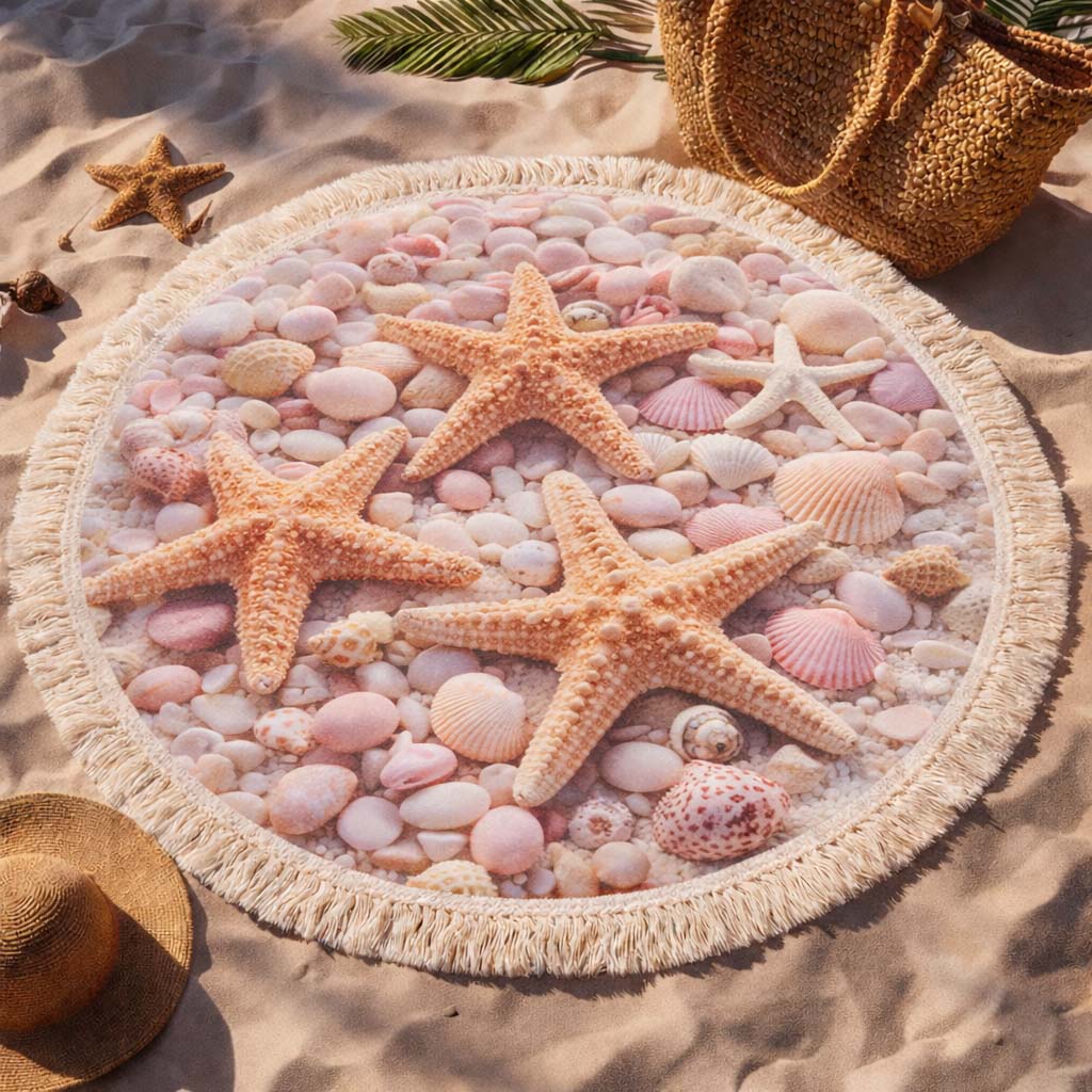 Ocean Star Round Beach Towel GFTOQA1433