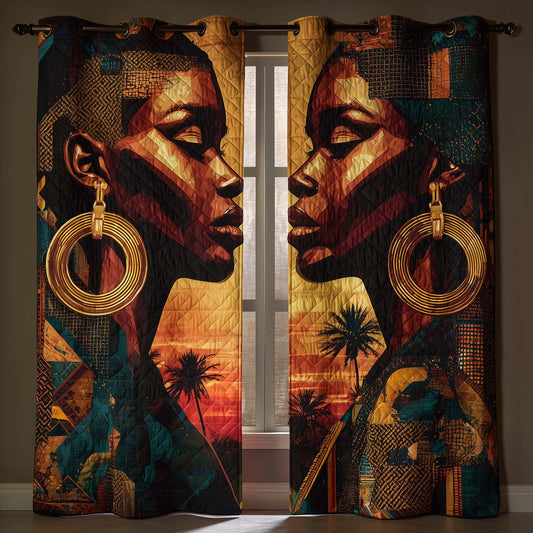 Elegance Soul Quilted Curtains GFTOQA1469