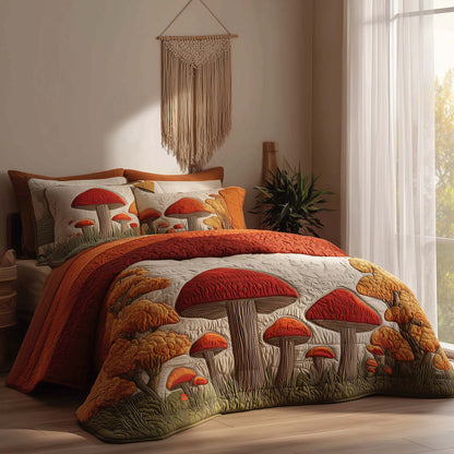 Mystical Mushroom Forest Duvet Cover Set GFTOQA148