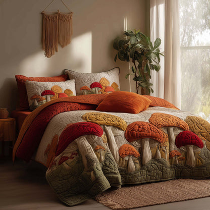 Mystical Mushroom Forest Duvet Cover Set GFTOQA149