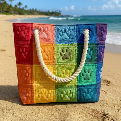 Paw Patch Quilted Beach Bag GFTOQA1606