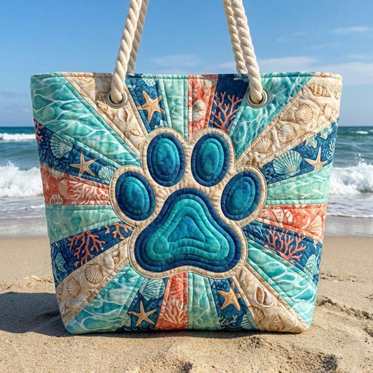 Paw Patch Quilted Beach Bag GFTOQA1610