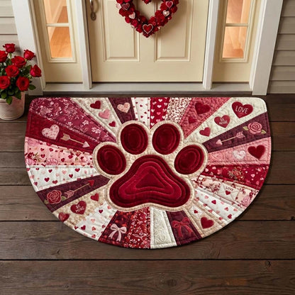 Welcoming Paw Quilted Welcome Mat GFTOQA1677