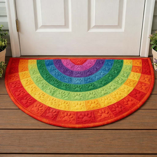 Welcoming Paw Quilted Welcome Mat GFTOQA1680