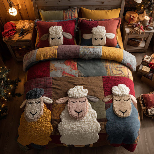 Whimsical Patch Duvet Cover Set GFTOQA178