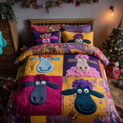 Whimsical Patch Duvet Cover Set GFTOQA179