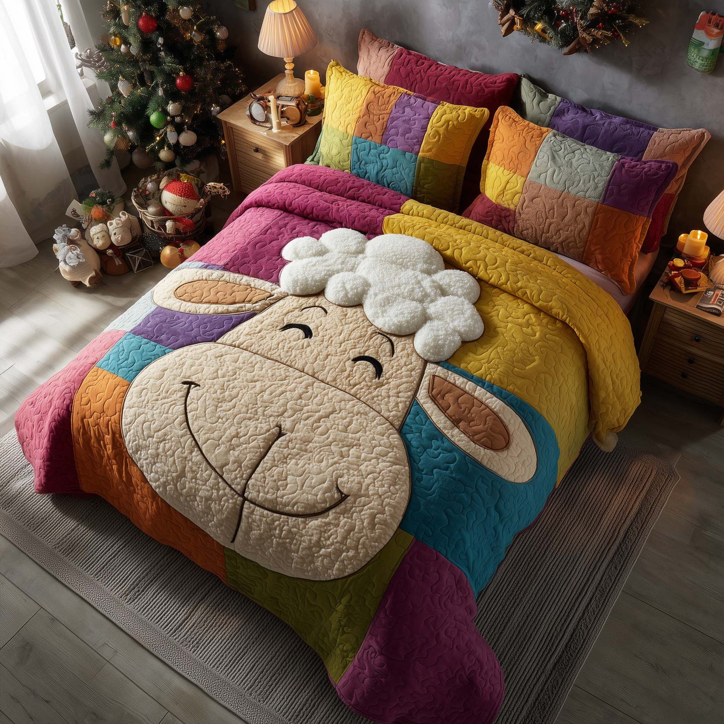 Wooly Laugh Duvet Cover Set GFTOQA180