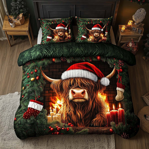 Highland Cow Duvet Cover Set GFTOQA183