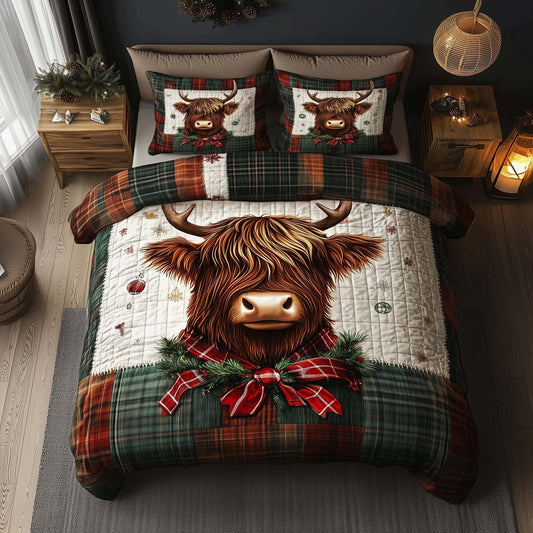 Highland Cow Duvet Cover Set GFTOQA189
