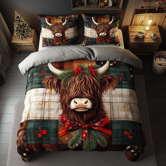 Highland Cow Duvet Cover Set GFTOQA190