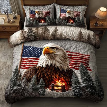 Freedom in Winter Duvet Cover Set GFTOQA206