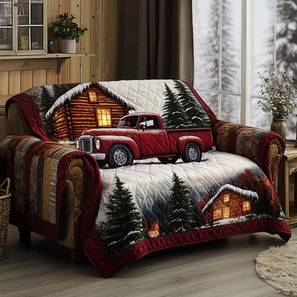 Christmas Homecoming Quilted Sofa Cover GFTOQA213
