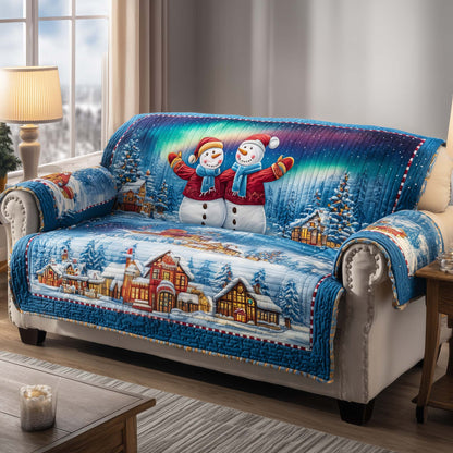 Into The Wonderland Quilted Sofa Cover GFTOQA220