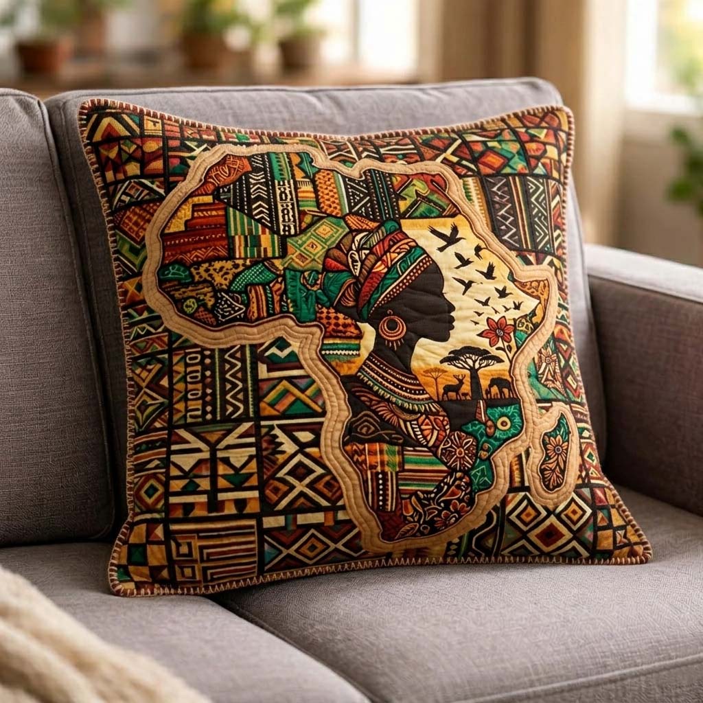 Africa Legacy Quilted Pillow Case GFTOQA2228