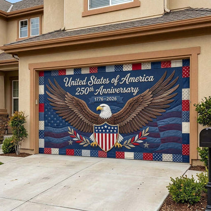 America 250th Anniversary Garage Door Banner GFTOQA2308