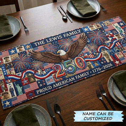 America 250th Anniversary Quilted Table Runner QTCUZ GFTOQA2450