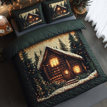 Winter Cabin Duvet Cover Set GFTOQA275