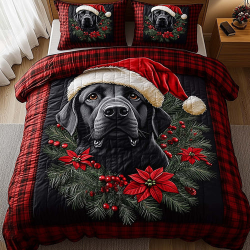Festive Labrador Duvet Cover Set GFTOQA281