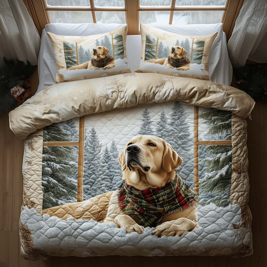 Festive Labrador Duvet Cover Set GFTOQA282