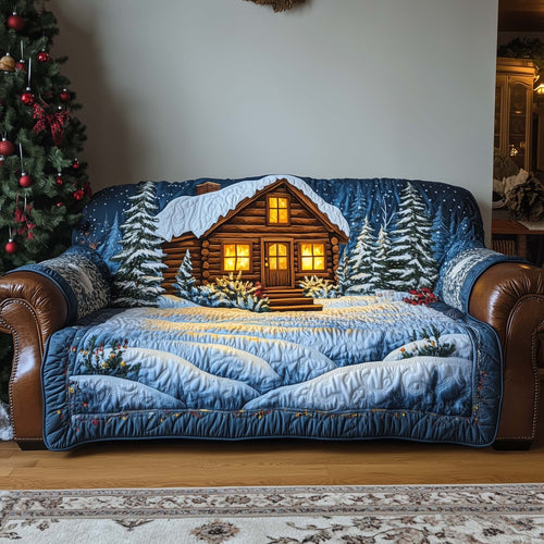 Winter Cabin Quilted Sofa Cover GFTOQA344