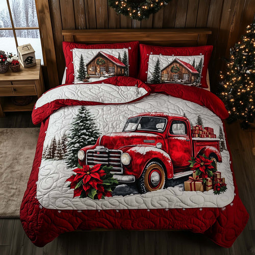 Christmas Truck Duvet Cover Set GFTOQA354