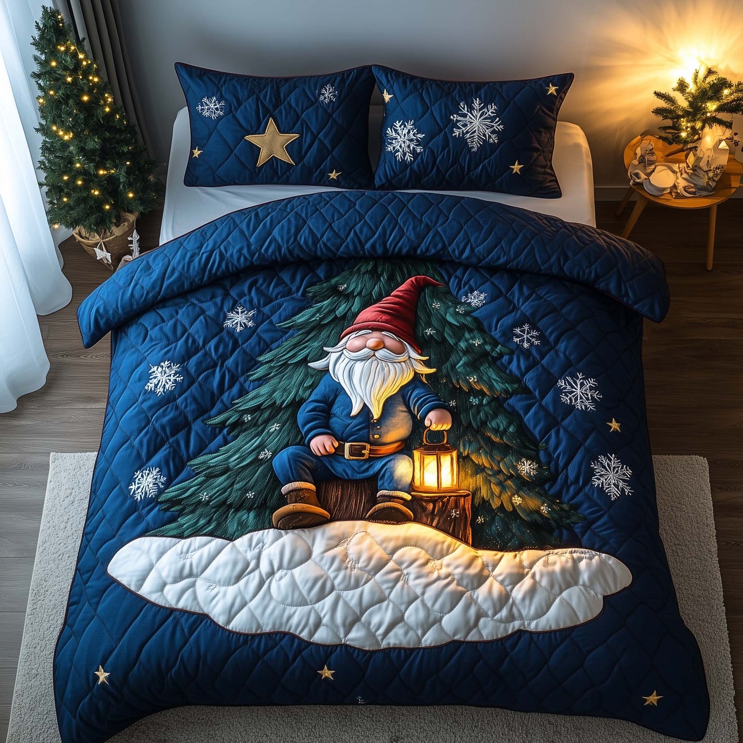 Festive Gnomes Duvet Cover Set GFTOQA361