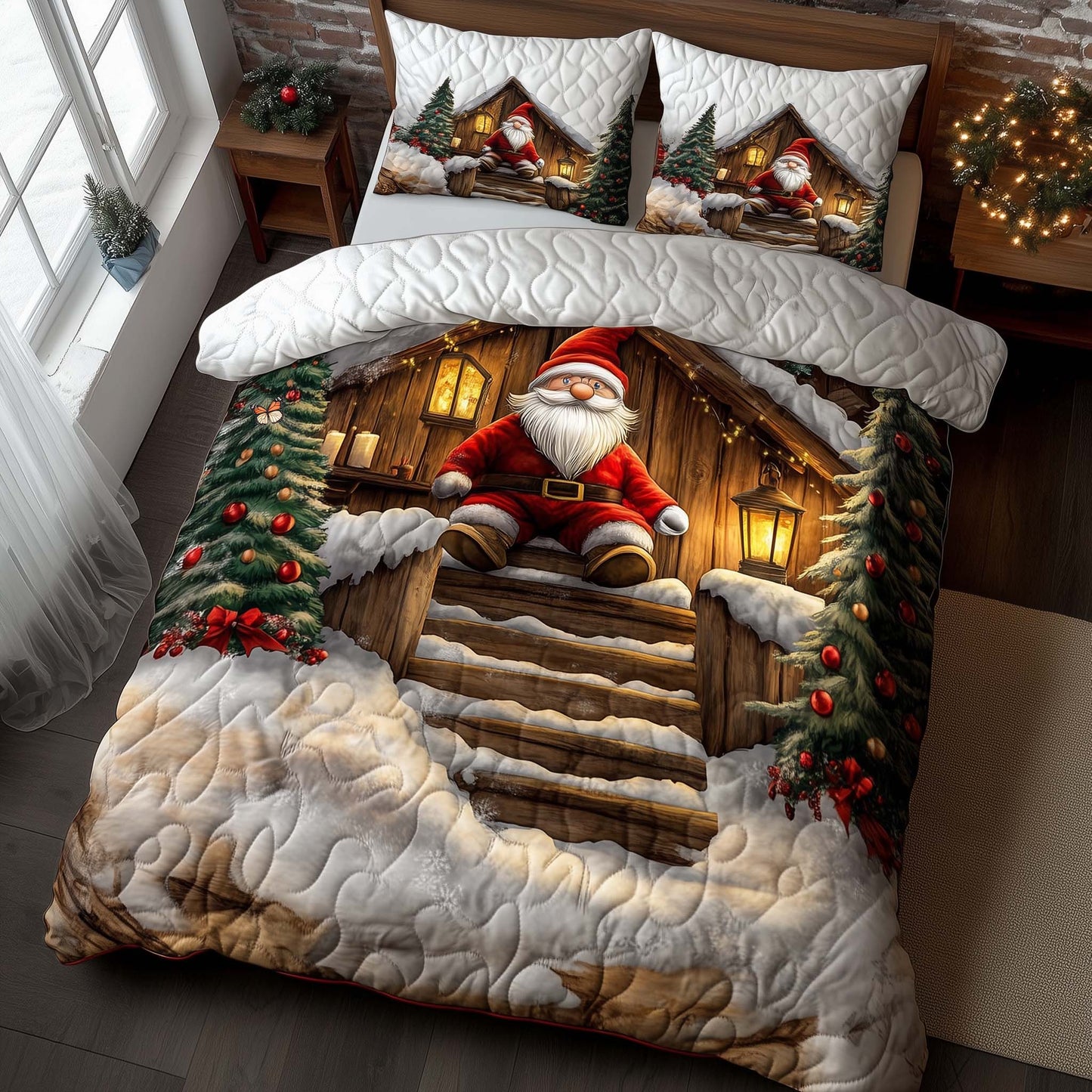 Festive Gnomes Duvet Cover Set GFTOQA362