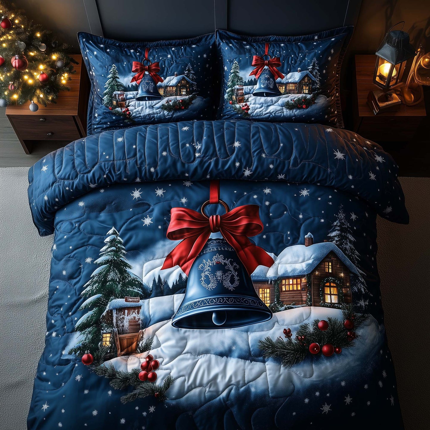 Christmas Village Duvet Cover Set GFTOQA364