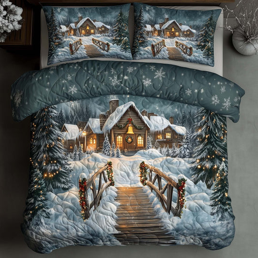 Christmas Village Duvet Cover Set GFTOQA365