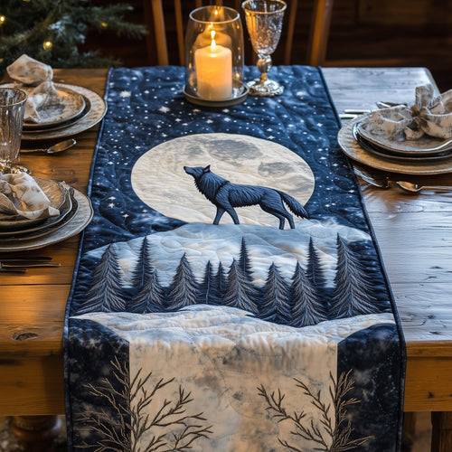 Wolf Pride Quilted Table Runner GFTOQA395