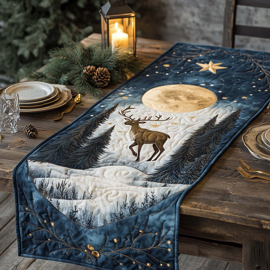 Rustic Reindeer Quilted Table Runner GFTOQA400