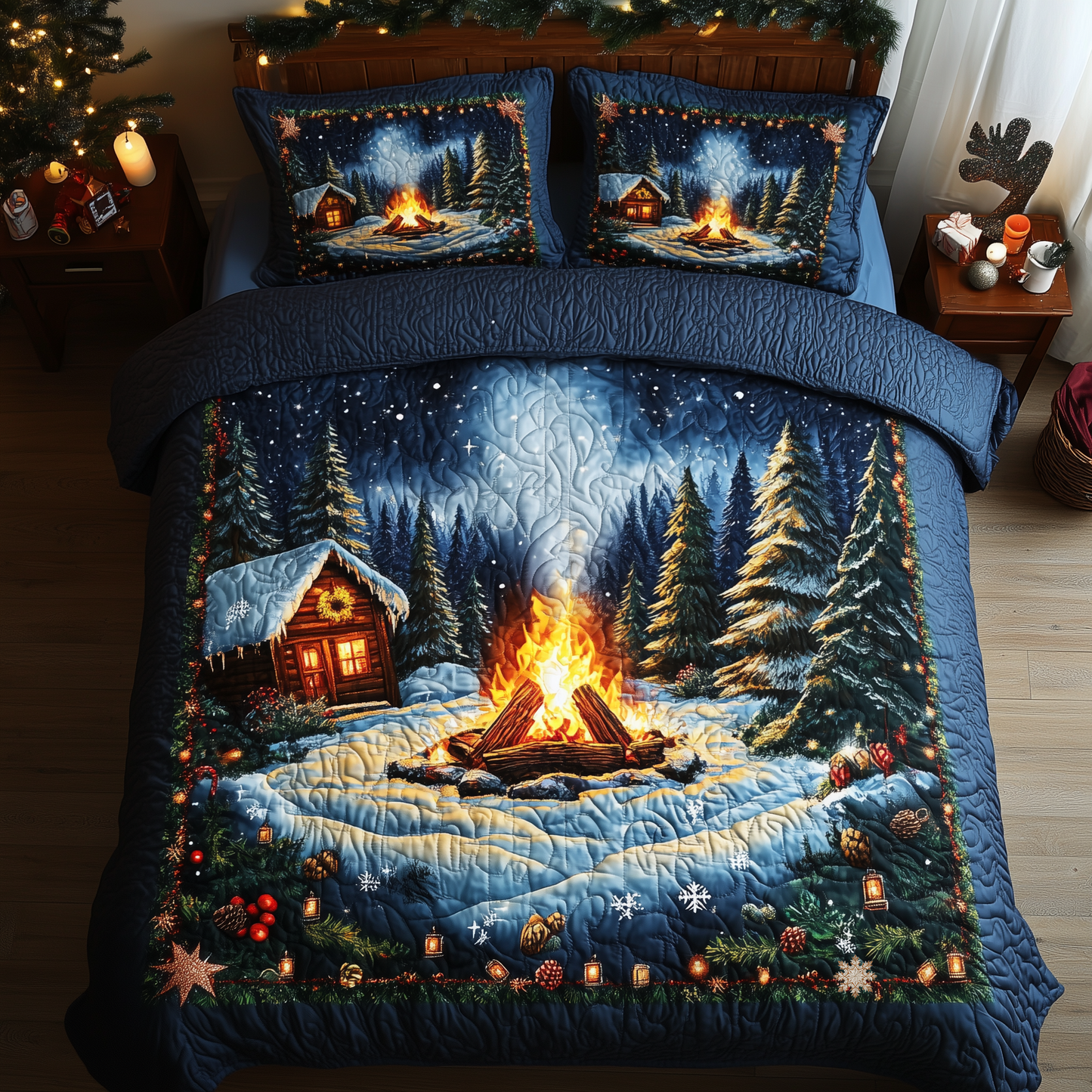 Fire Gathering Duvet Cover Set GFTOQA472