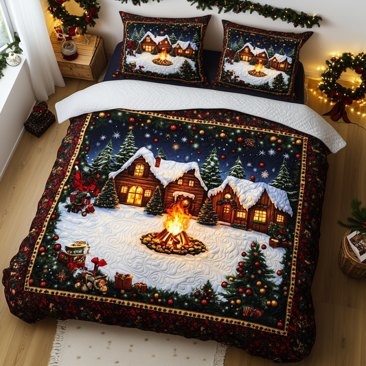 Fire Gathering Duvet Cover Set GFTOQA473