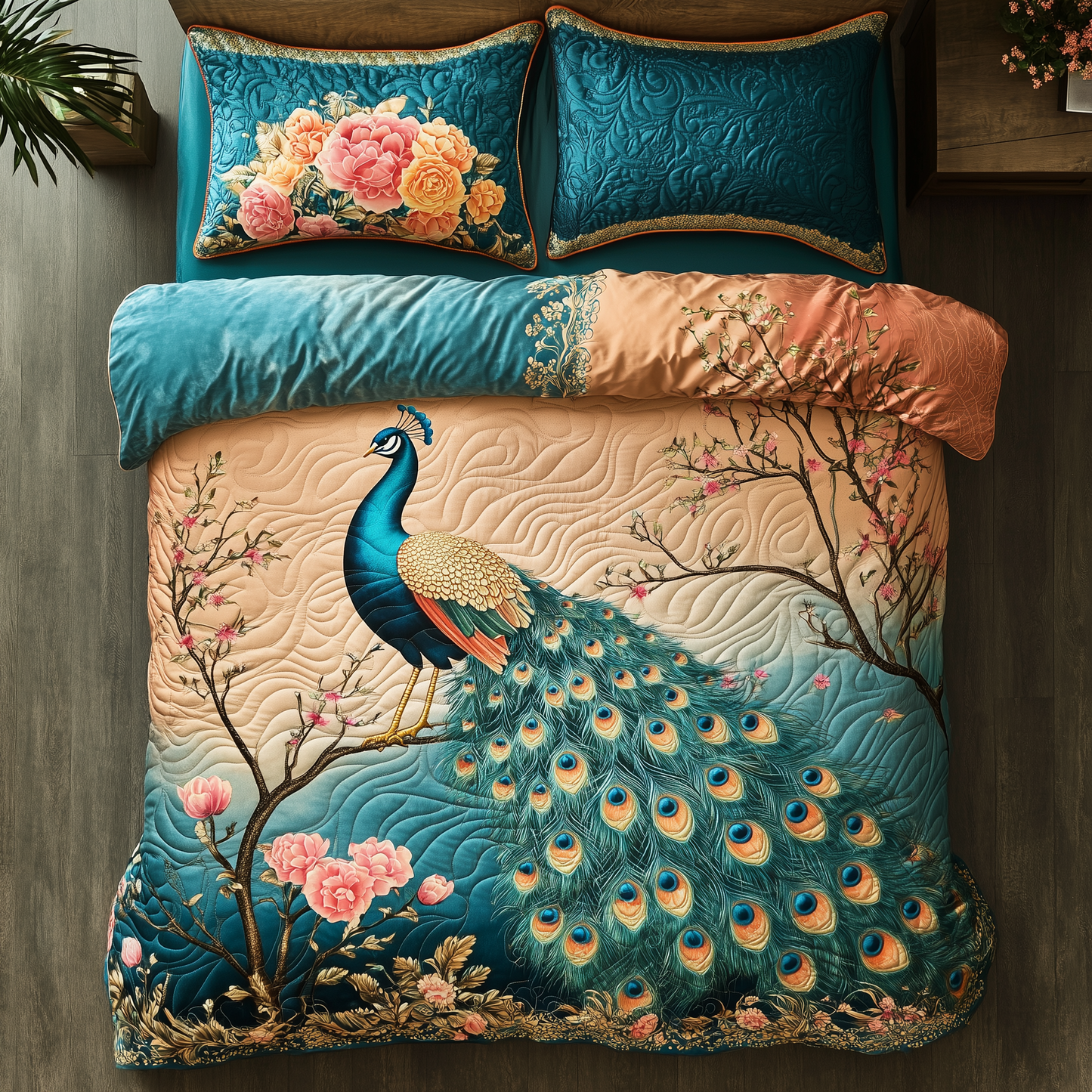 Jade Majesty Duvet Cover Set GFTOQA475