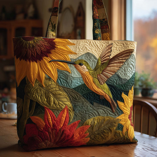 Golden Hover Quilted Tote Bag GFTOQA588