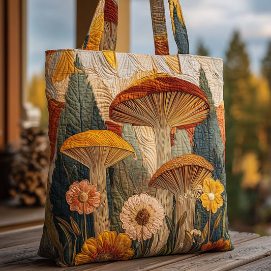 Forest Bloom Quilted Tote Bag GFTOQA600